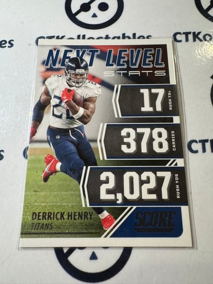2021 NFL Score Next Level Stats #NL17 Derrick Henry Titans