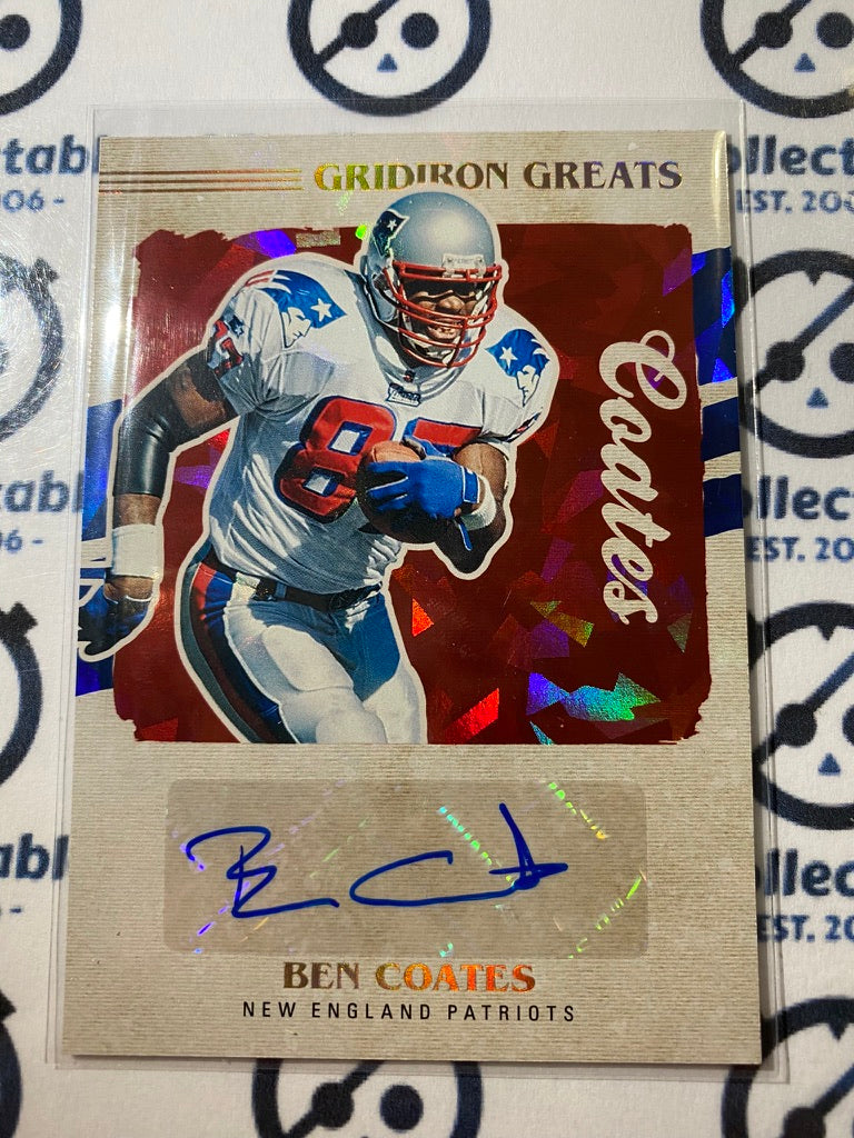 2023 NFL Panini Legacy Ben Coates Gridiron Greats Auto #GG52 Patriots