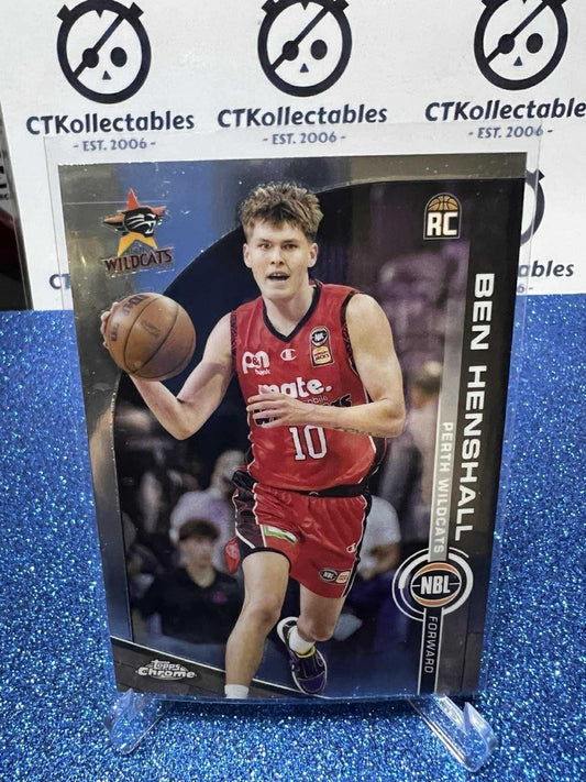 2023-24 Topps Chrome NBL Rookie #62 Ben Henshall, Perth Wildcats