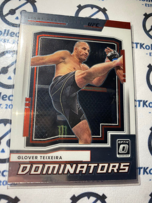 2022 UFC Panini Optic Dominators Glvoer Teixeira #18 Light Heavyweight