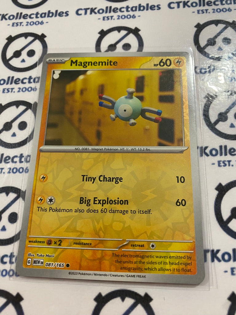 Magnemite Reverse Holo #081/165 Scarlet & Violet 151 Pokemon Card