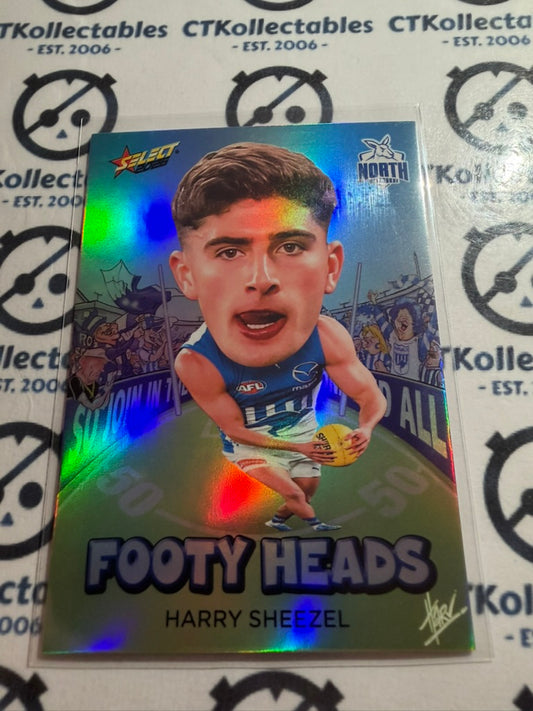 2026 Select AFL Footy Stars Footy Heads FH71 Harry Sheezel Kangaroos