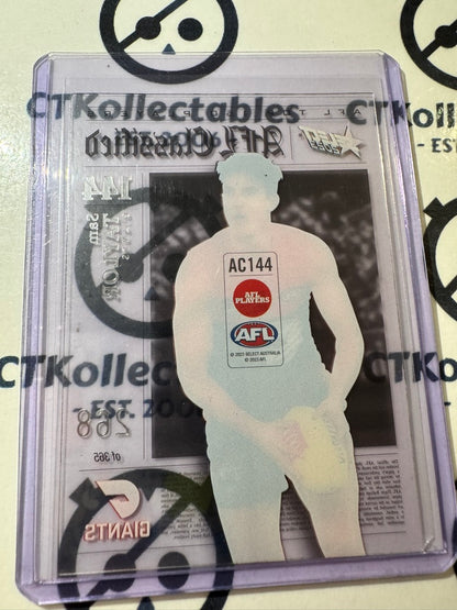 2023 AFL Footy Stars Sam Taylor AC144 Classified #268/365 Giants