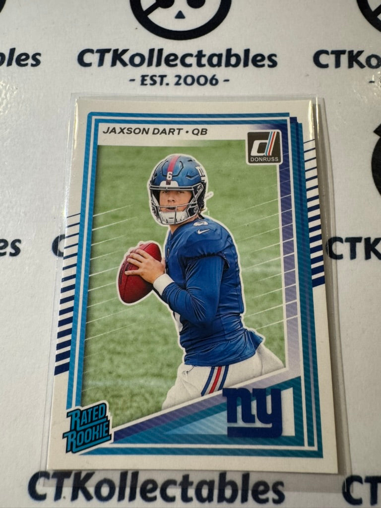 2025 NFL Panini Donruss Rated Rookie #400 Jaxson Dart Giants