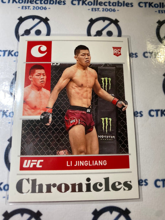 2022 UFC Panini Chronicles Rookie Base #81 Li JingLiang