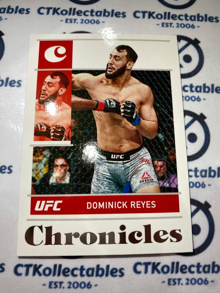 2022 UFC Panini Chronicles Base #27 Dominick Reyes - Light Heavyweight