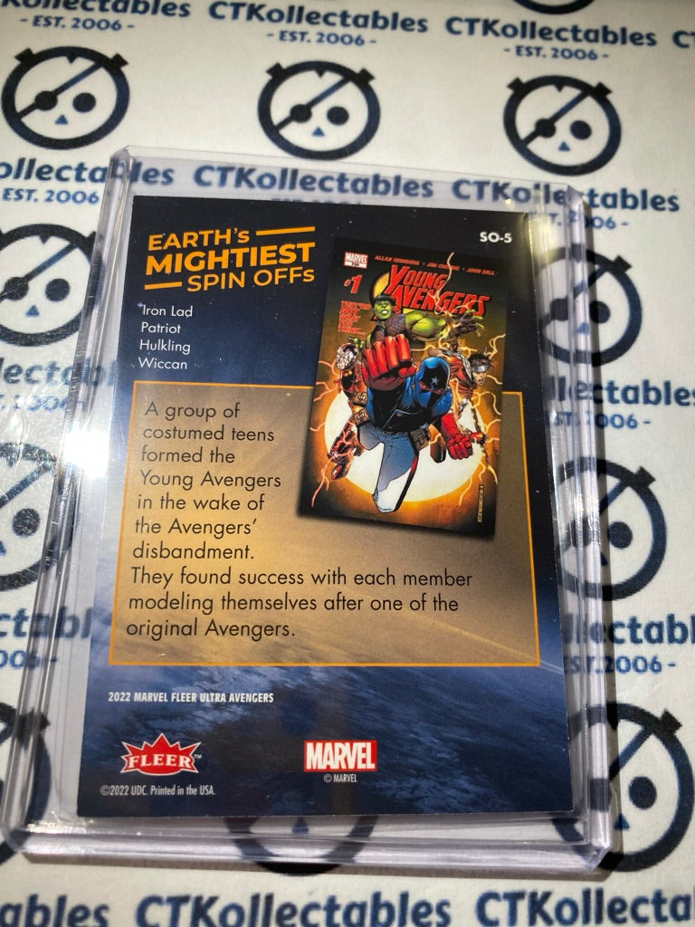 2022 Fleer Ultra Avengers Mightiest Spin off's Young Avengers #SO-5