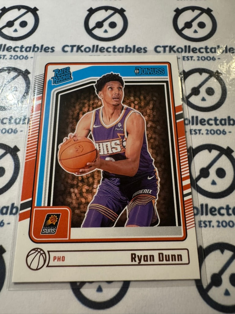 2024-25 NBA Panini Donruss Ryan Dunn Rated rookie RC #214 Suns