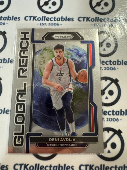 2021-22 NBA Panini Prizm Deni Avdija Global Reach #8 Wizards