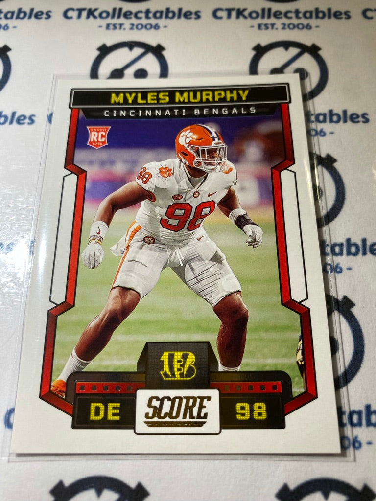 2023 NFL Panini Score #370 Myles Murphy - Cincinnati Bengals