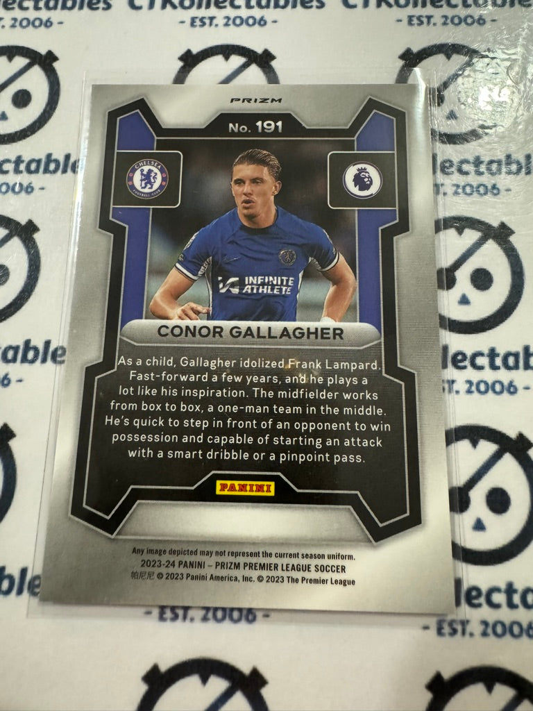 2023-24 Prizm Premier League Soccer Conor Gallagher #191 Pink Mosaic Prizm