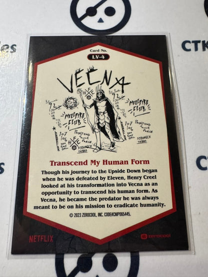 2023 Topps Stranger Things Season 4 #LV-4 Hail Lord Vecna Insert Card