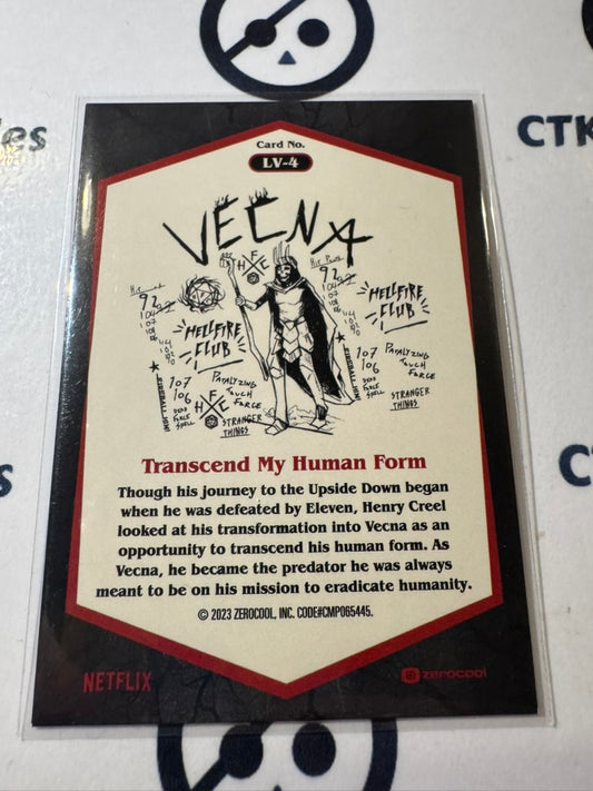 2023 Topps Stranger Things Season 4 #LV-4 Hail Lord Vecna Insert Card