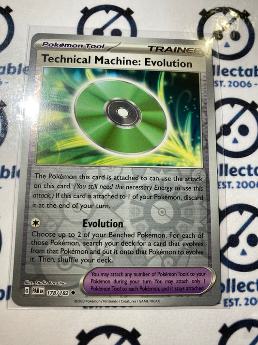 Technical Machine Trainer Reverse Holo #178/182 2023 Paradox Rift Pokémon