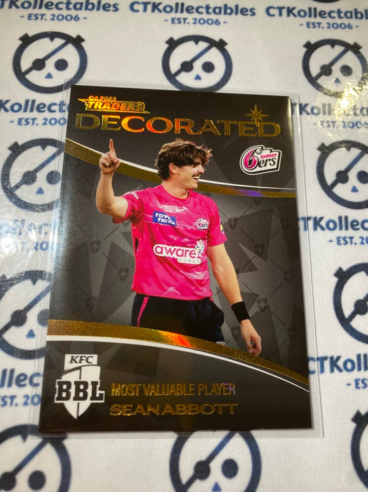 2023/24 TLA Cricket Luxe Traders Sean Abbott Decorated #D28/30