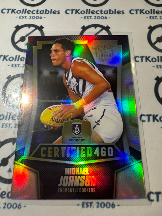 2016 AFL Select Certified Certified 460 Michael Johnson #130/460 #C67 Dockers