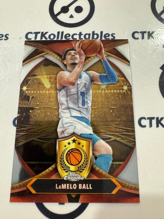 2024/25 Topps NBA Chrome lamelo ball Ball Of Duty #BOD-11 Hornets