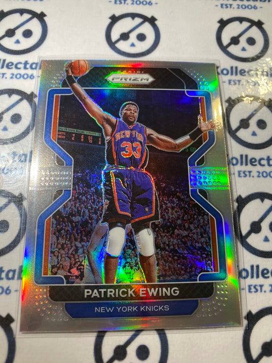 2021-22 Panini NBA Prizm Patrick Ewing Silver Prizm #245 Knicks