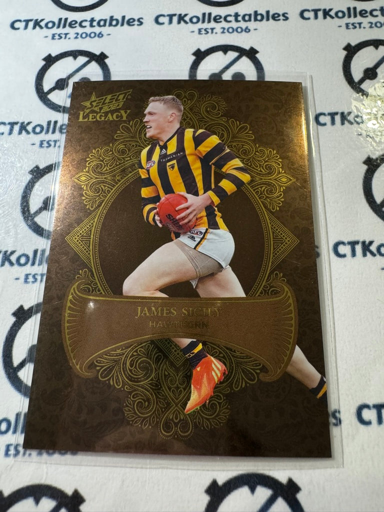 2023 AFL Legacy James Sicily Legacy Plus #106/425 Hawks