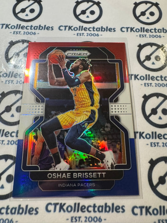 2021-22 NBA Panini Prizm Oshae Brissett Red White Blue Prizm #138 Pacers