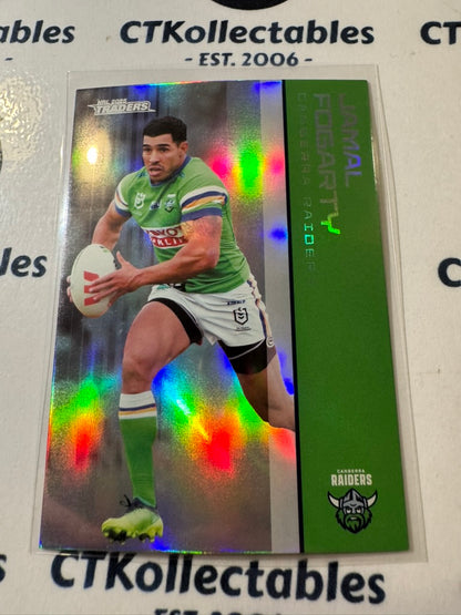 2025 NRL Traders Silver Parallel PS 011 Jamal Fogarty Raiders