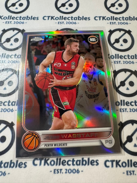 2022-23 Topps NBL Chrome Jesse Wagstaff Refractor #68 Wildcats