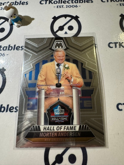2024 PANINI NFL MOSAIC MORTEN ANDERSEN HALL OF FAME #294 SAINTS