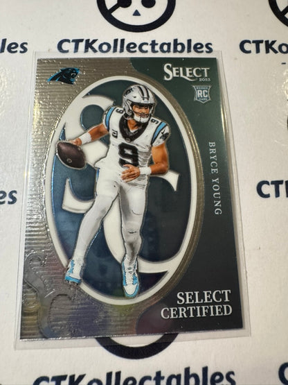 2023 NFL Panini Select Select Certified #CRO-BYO Bryce Young Rookie Panthers