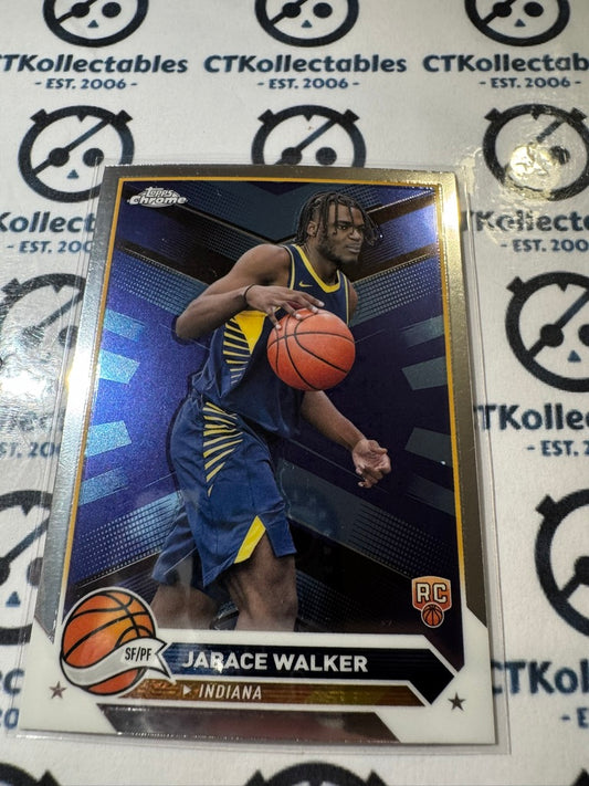 2023/24 Topps NBA Chrome Jarace Walker Rookie Card RC #151 Pacers