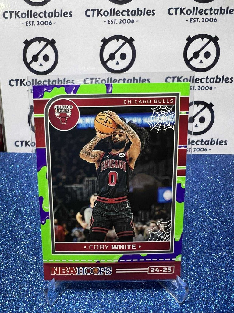 2024-25 Panini NBA HAUNTED HOOPS Slime Parallels #14 Coby White Chicago Bulls