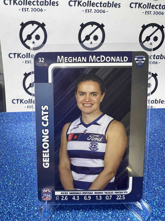 2025 AFLW Teamcoach Silver #32 Meghan McDonald Cats