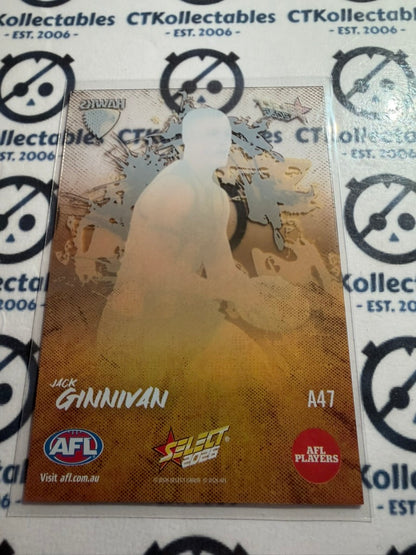 2026 Select AFL Footy Stars ACETATE #A47 Jack Ginnivan Hawks