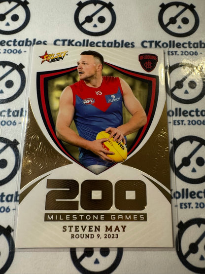 2024 AFL Footy Stars Milestone 200 Games - MG63 Steven May Demons