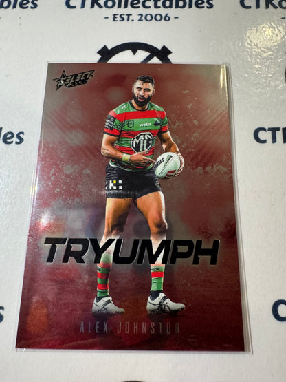 2026 Select NRL League Heroes Tryumph #TR73 Alex Johnston Rabbitohs