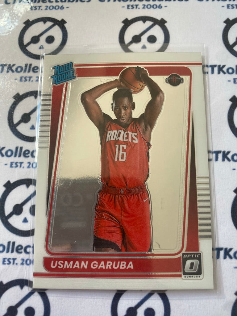 2021-22 Panini NBA Donruss Optic Usman Garuba Rated Rookie RC #188 Rockets