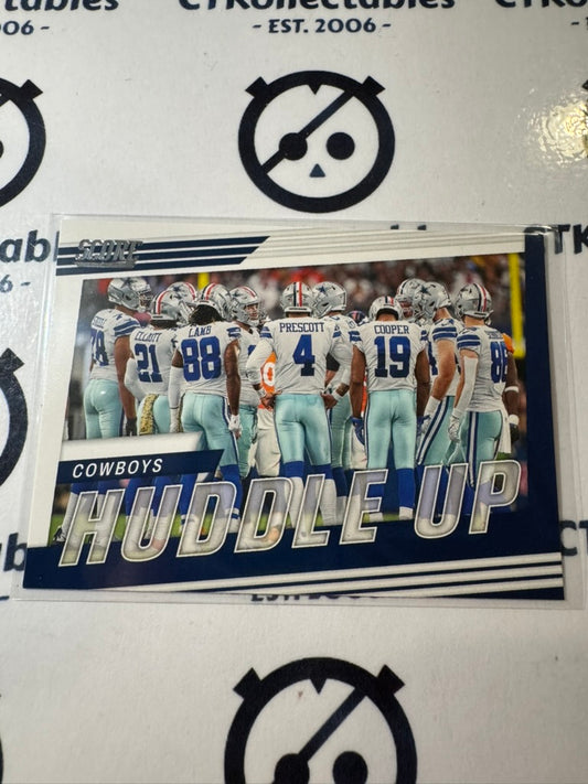 2022 NFL Panini Score Huddle Up #HU-1 Dallas Cowboys
