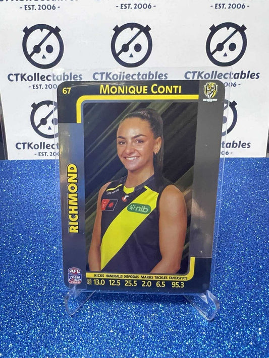 2025 AFLW Teamcoach Silver #67 Monique Conti Tigers