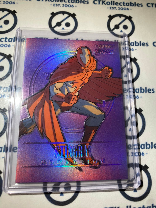 2022 Fleer Ultra Avengers Amethyst Medallion " Stingray" SSP M-41 Rare