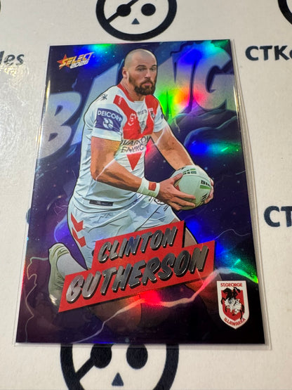 2026 Select NRL League Heroes BANG #B80 Clinton Gutherson Dragons