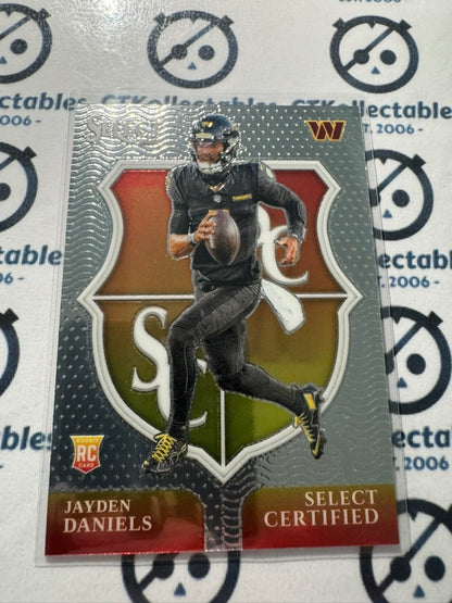 2024 NFL Select #2 Jayden Daniels Select Certified Rookie Washington