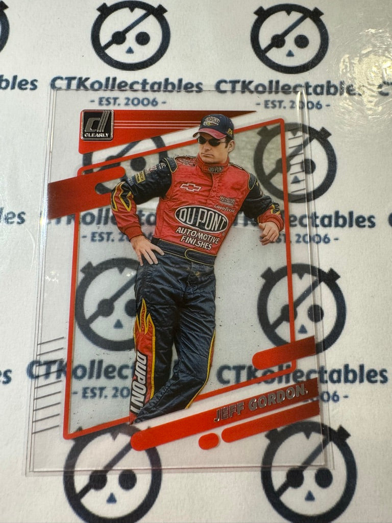 2022 Panini NASCAR Chronicles Clearly Donruss Jeff Gordon #7