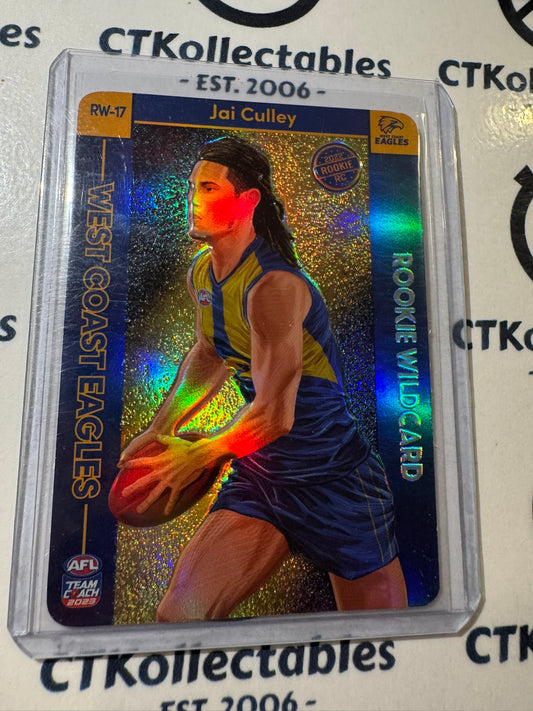 2023 AFL Teamcoach Jai Culley Rookie Wildcard RW-17 Eagles