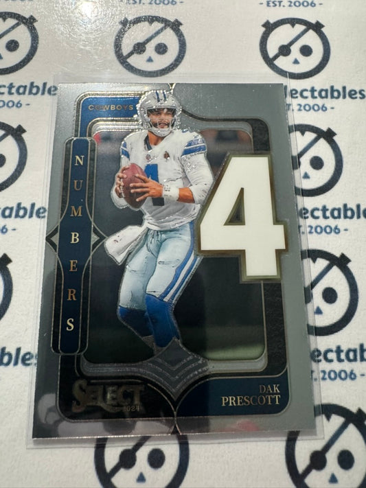 2024 NFL Select #14 Dak Prescott NUMBERS Dallas Cowboys