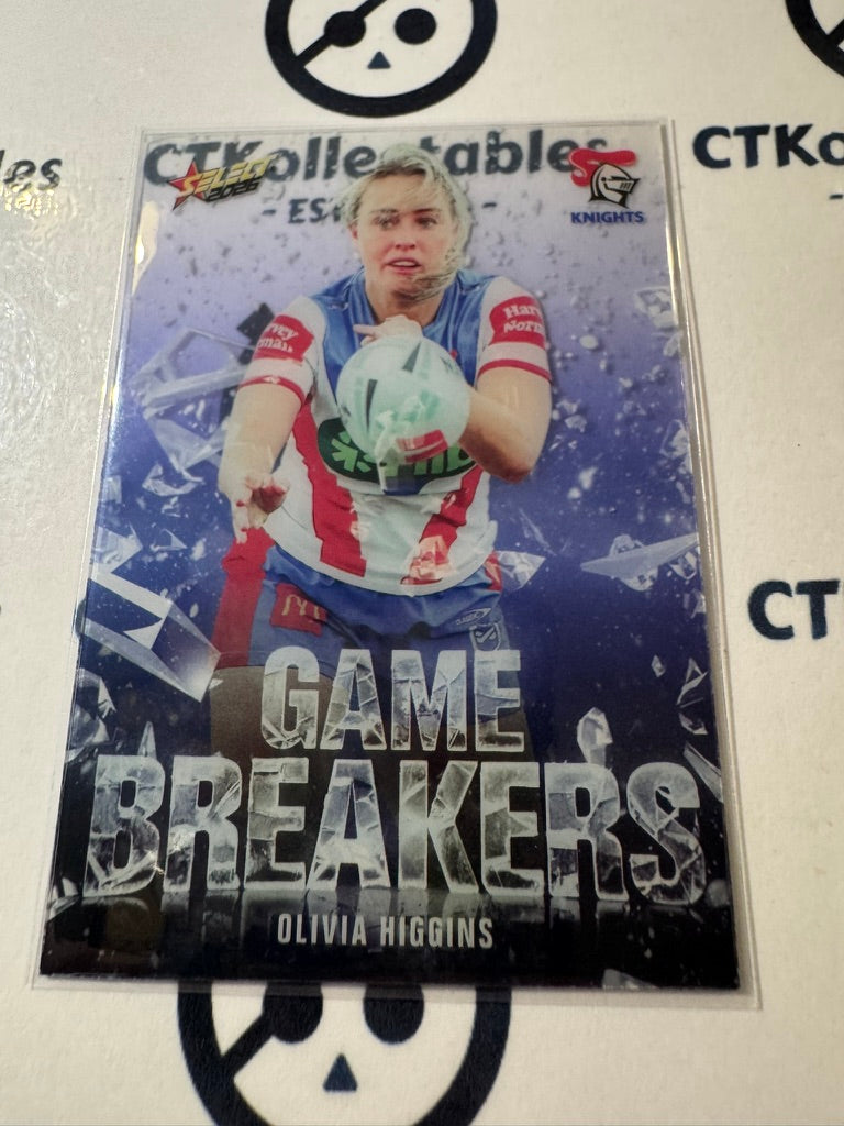 2026 Select NRL League Heroes Game Breakers #GB148 Olivia Higgins Knights