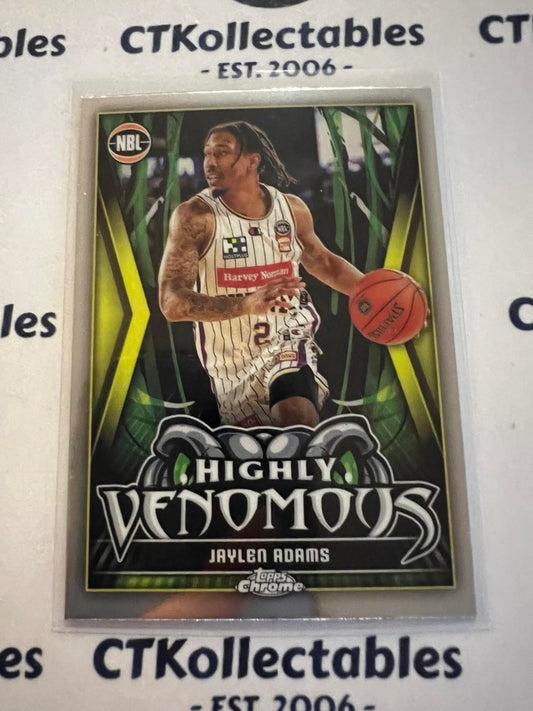 2023-24 Topps NBL Chrome Jaylen Adams Highly Venomous #HV-18 Kings