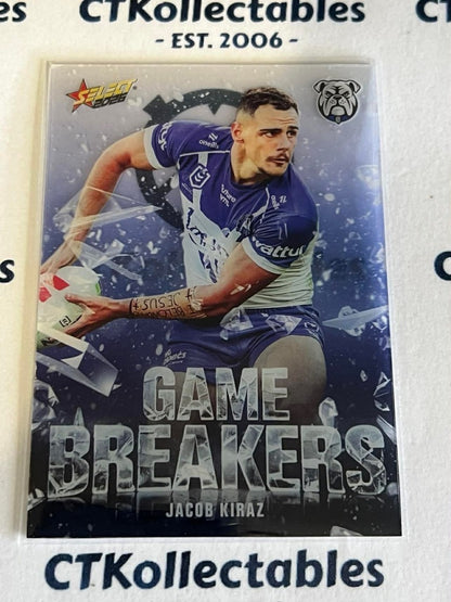 2026 Select NRL League Heroes Game Breakers #GB21 Jacob Kiraz Bulldogs