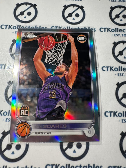 2022-23 Topps NBL Chrome Tim Soares Rookie Refractor #89 Kings