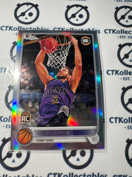 2022-23 Topps NBL Chrome Tim Soares Rookie Refractor #89 Kings