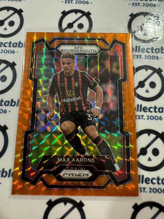 2023-24 Prizm Premier League Soccer Maxx Aarons #233 Orange Mosaic Prizm