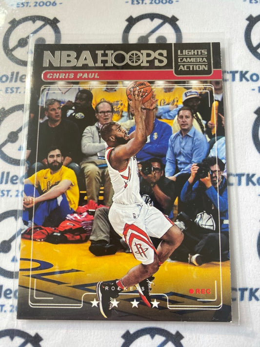 2018-19 Panini NBA HOOPS Chris Paul Lights Camera Action #LCA-19 Rockets